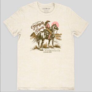 Kerusso grace & truth Women's Adult Short Sleeve T-Shirt "Cowgirl Strength' New